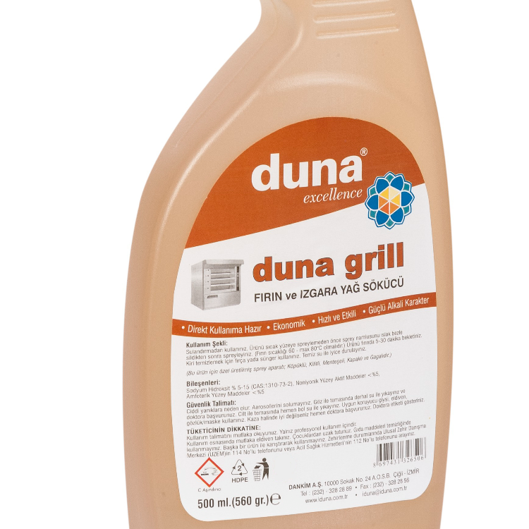 DUNA GRILL Fırın ve Izgara Yağ Sökücü