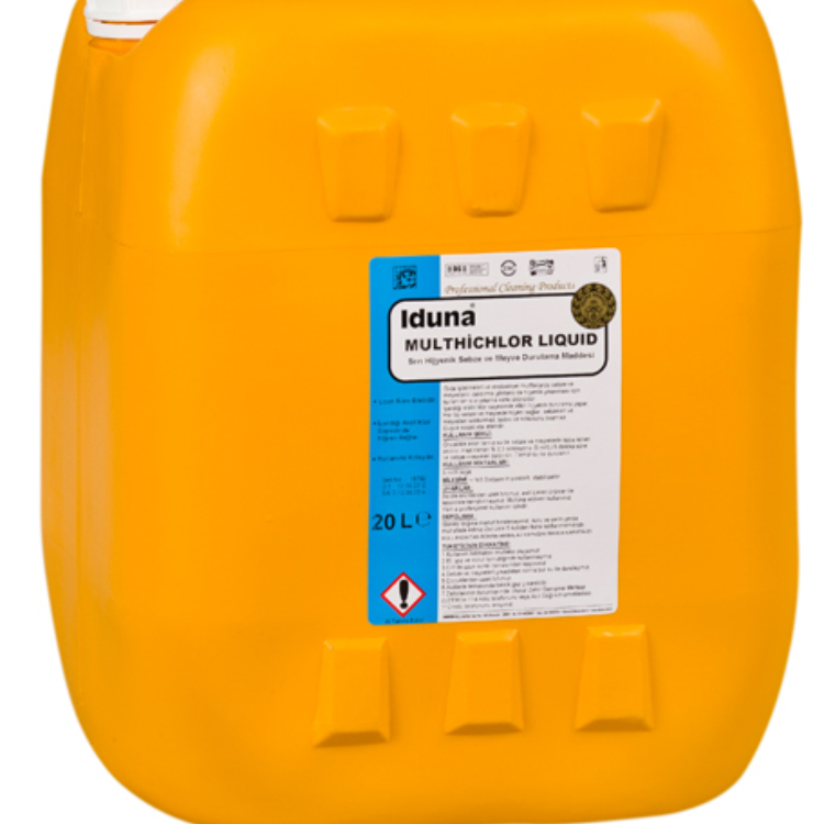 MULTI CHLOR LIQUID Sıvı, Hijyenik Sebze ve Meyve Durulama Ürünü