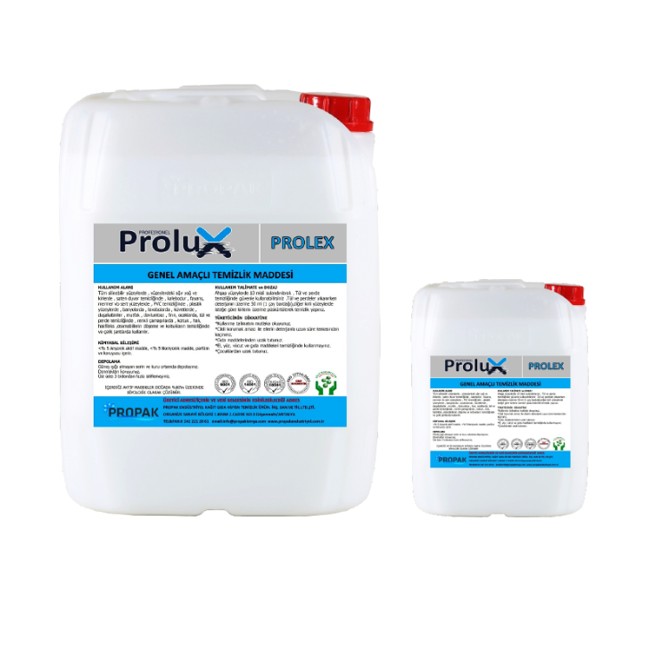 PROLUX PROLEX SABUN KOKULU – Genel ve Yüzey Temizleyici (5 LT & 20 LT) 