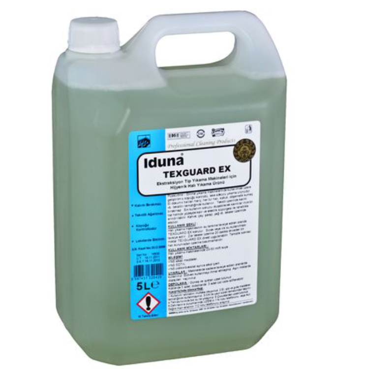 TEXGUARD EX Ekstraksiyon Tip Yıkama Makineleri için Hijyenik Halı Yıkama Ürünü
